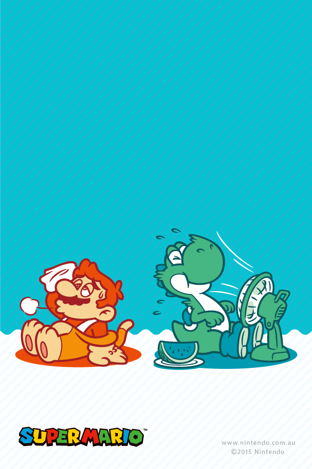 Nintendo Of Australia Releases Adorable Mario And Yoshi Wallpaper For Summer Chic Pixel