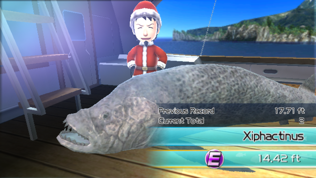 Fishing Resort Wii screenshot Xiphactinus