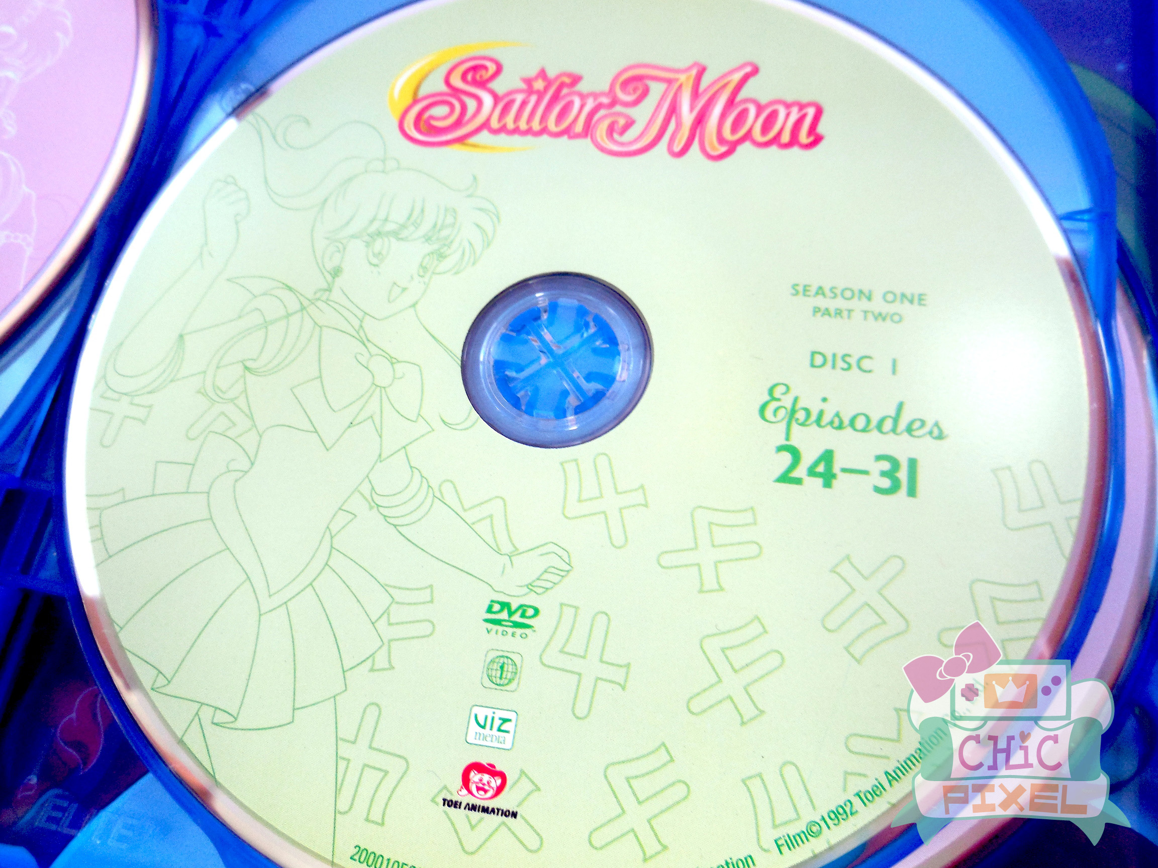 Sailor Moon Season 1, Set 2 DVD/Blu-Ray Combo Pack Disc Art