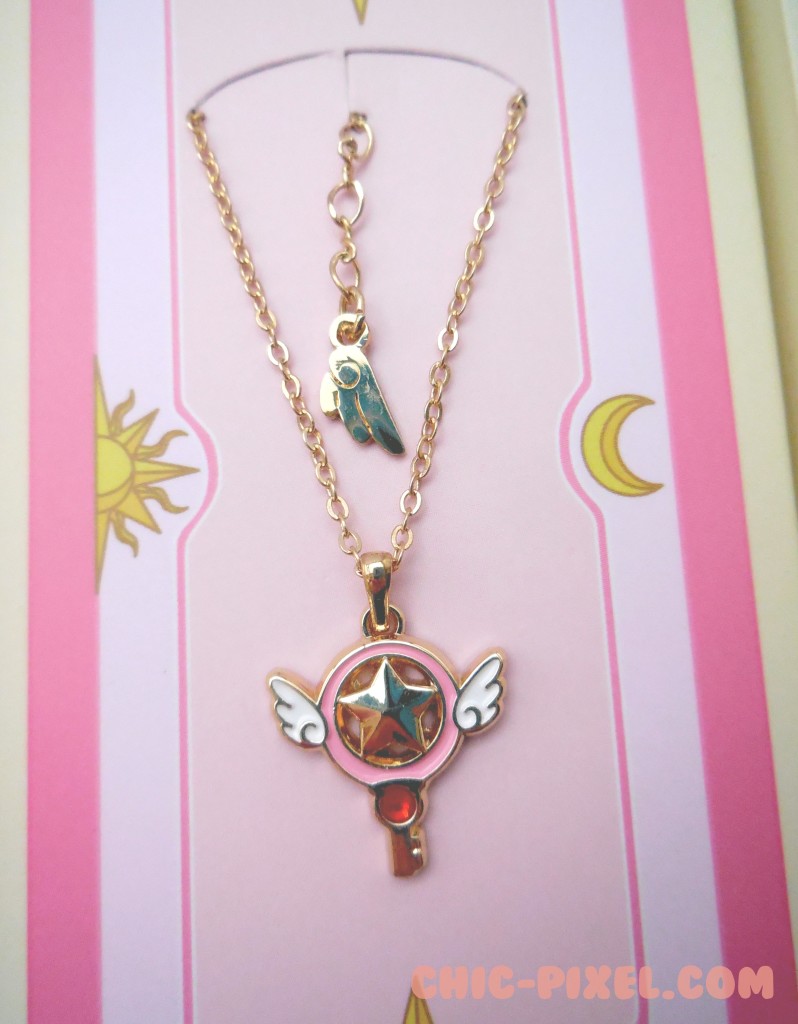 Card Captor Sakura Star Key Necklace Closeup