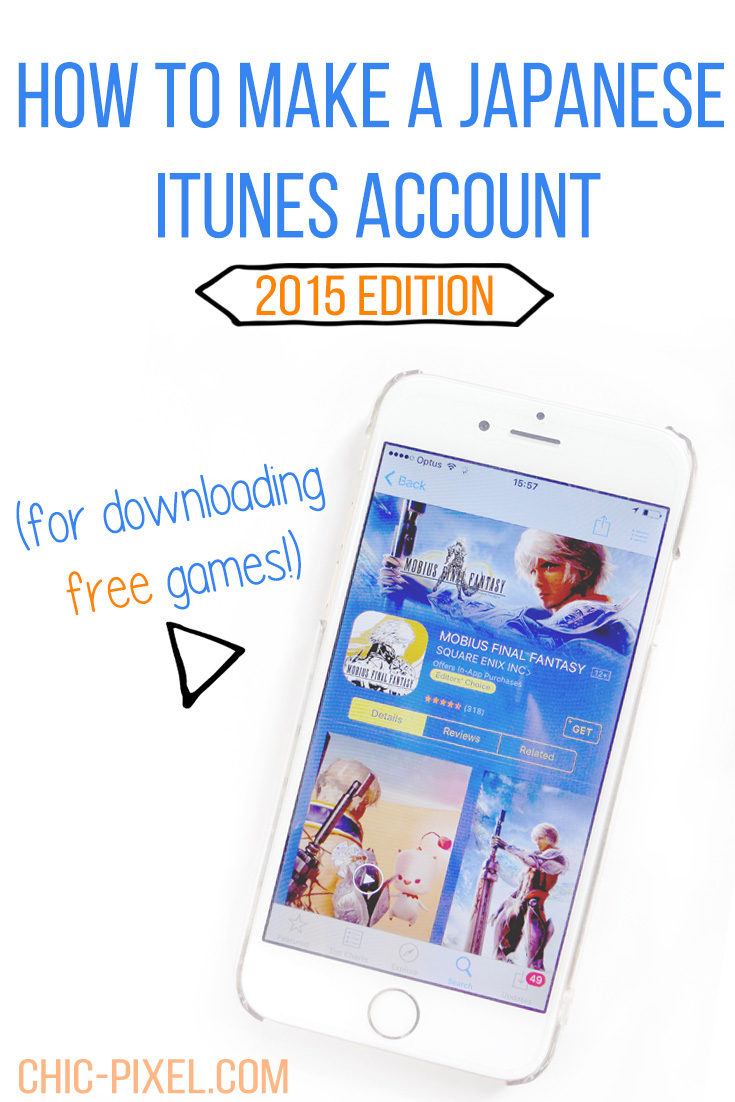 How to Make a Japanese iTunes Account to Download Free Games 2015