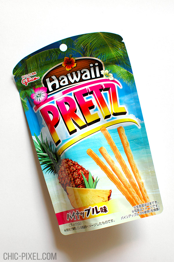 Oyatsu Cha Cha Cha Japanese snack subscription box Hawaii Pretz pineapple flavor