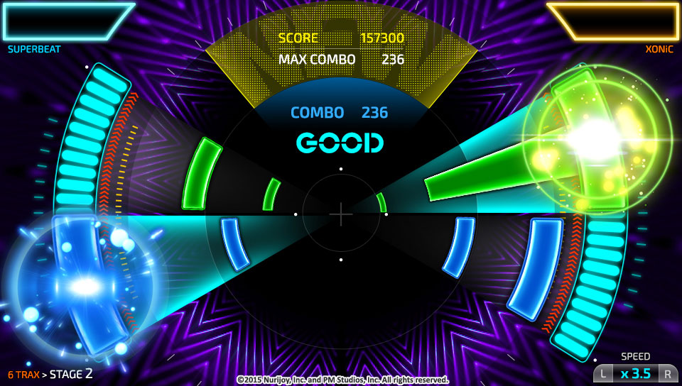 Superbeat Xonic gameplay screenshot