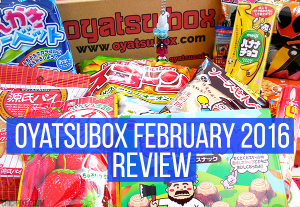OyatsuBox Japanese snack subscription review February 2016