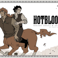 Hotblood centaur webcomic Kickstarter