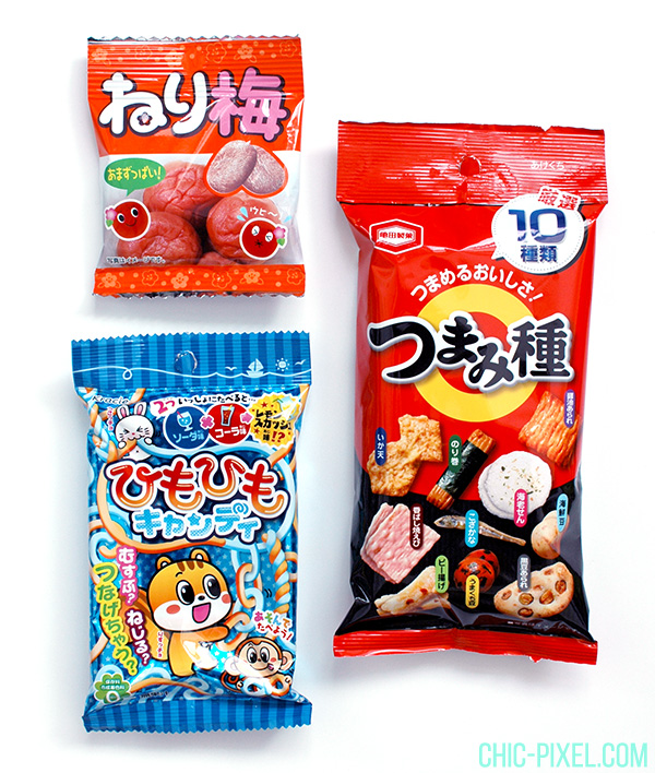 OyatsuBox April 2016 snacks 1