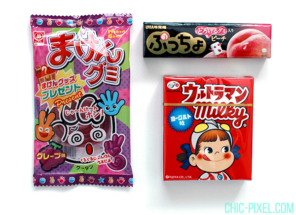 OyatsuBox April 2016 snacks Ultraman Milky