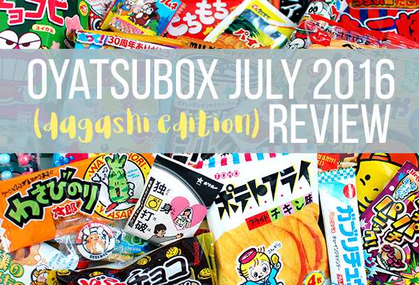 OyatsuBox July 2016 Dagashi Edition Review