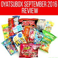 Oyatsubox Japanese snack subscription box September 2016 review