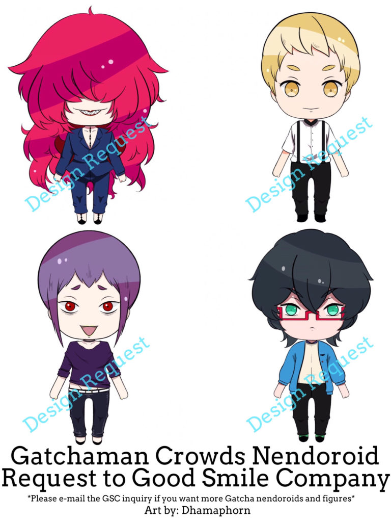 Gatchman Crowds Nendoroid Fan Flier