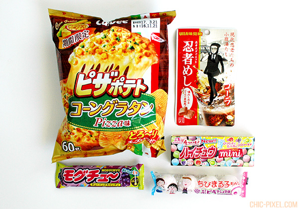OyatsuBox December 2016 snacks 1