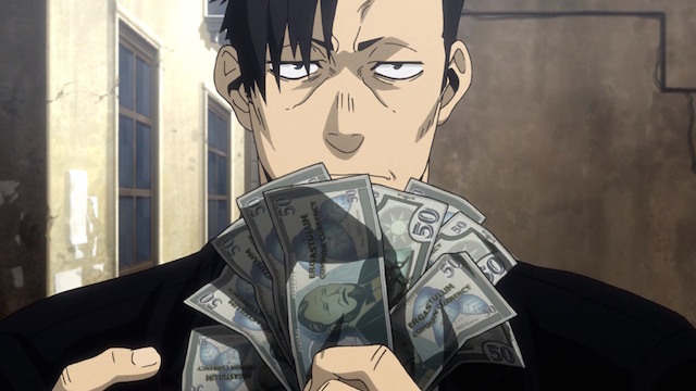 Gangsta money anime screenshot