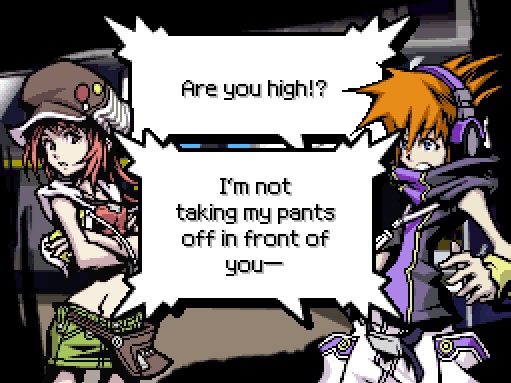 The World Ends with You pants screenshot