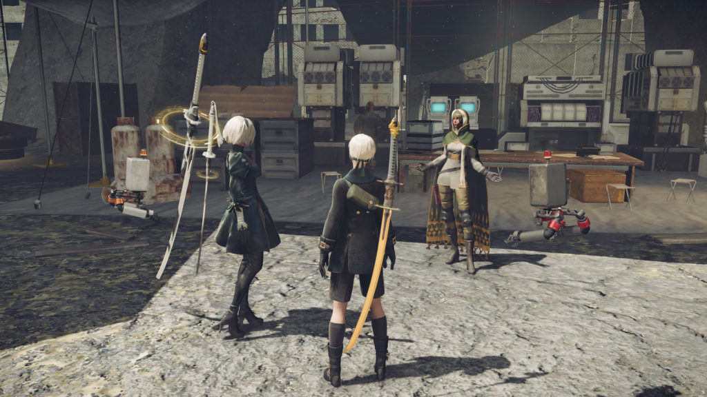 NieR: Automata review Chic Pixel 2B and 9S screenshot