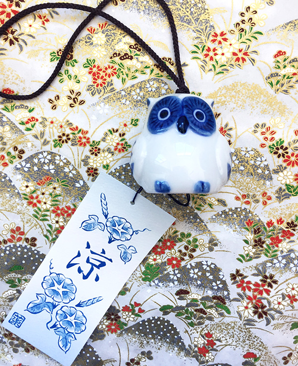 Neko Box Japanese Subscription Box owl wind chime