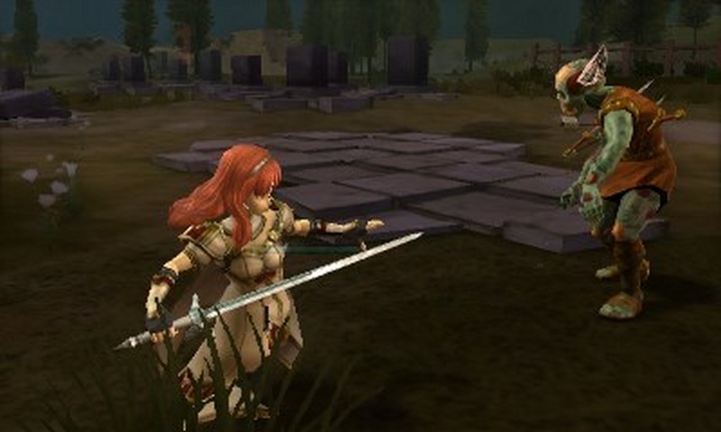 Fire Emblem Echoes Shadows of Valentia battle closeup screenshot