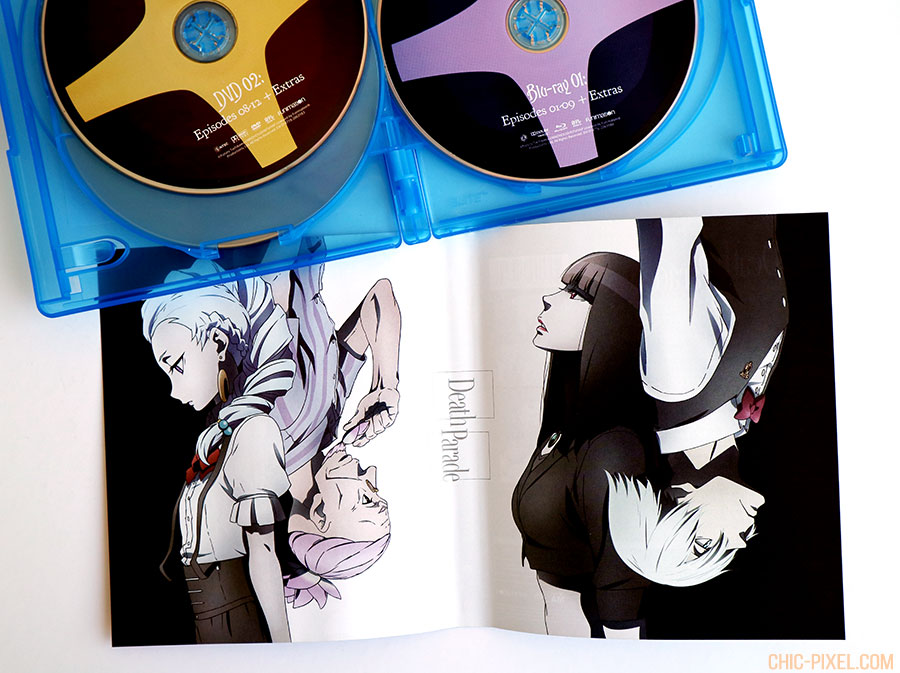 Death Parade Blu-ray DVD Combo Pack illustration