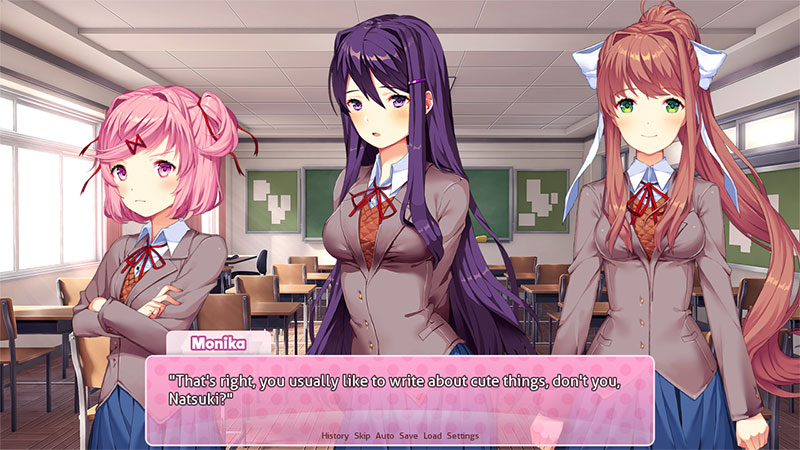 Doki Doki Literature Club! (video game, Windows / Mac, 2017) reviews &  ratings - Glitchwave video games database