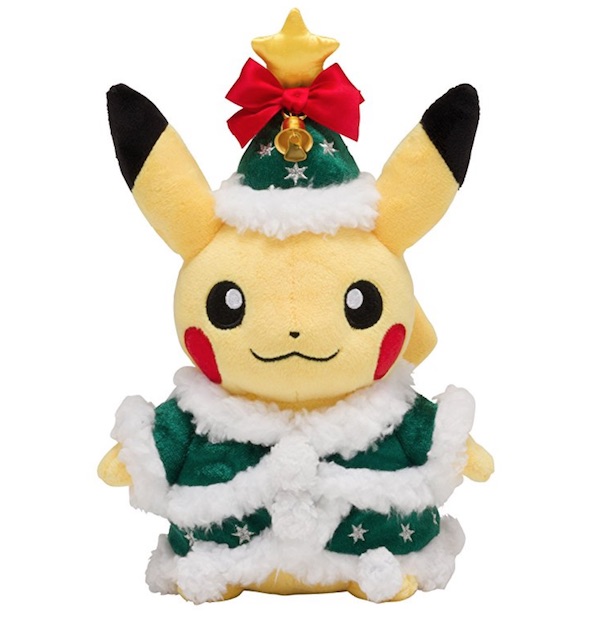 Christmas tree Pikachu plush