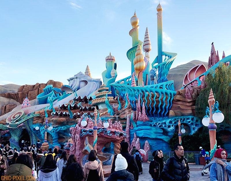 Visiting Tokyo DisneySea at Christmas Time Mermaid Lagoon