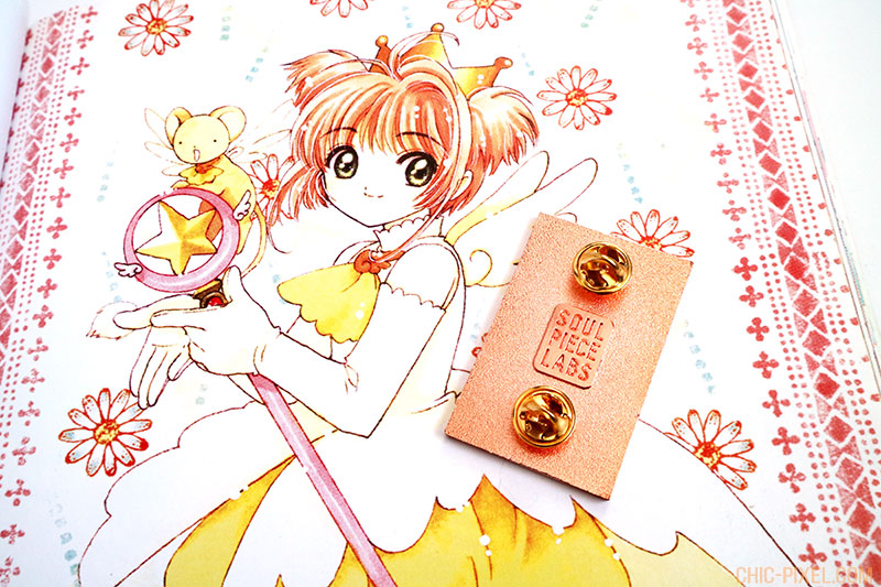Cardcaptor Sakura star wand pin Soul Piece Labs back