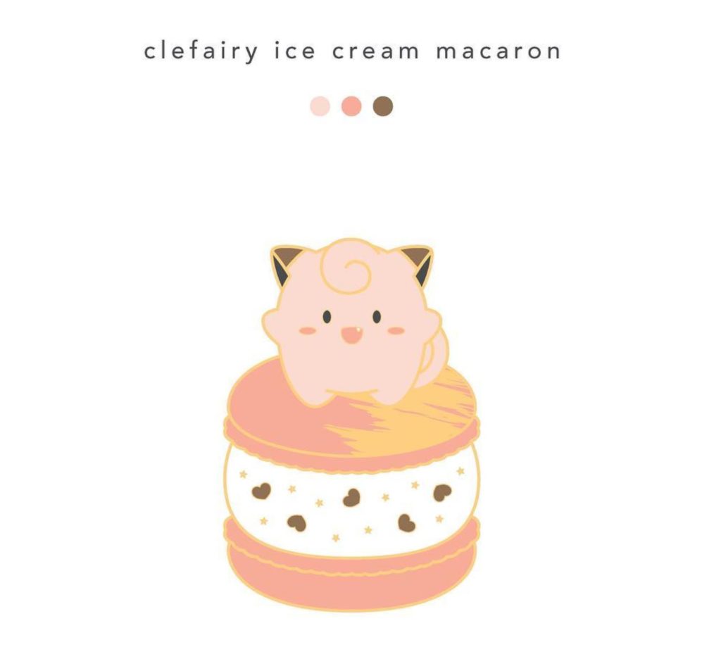 Clefary ice cream pin PaletteMeli