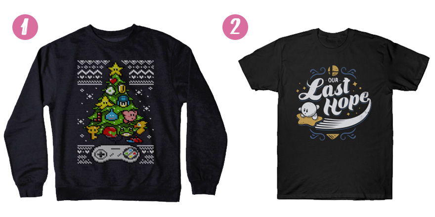 20 Holiday Gift Ideas for Video Game and Manga Fans shirts
