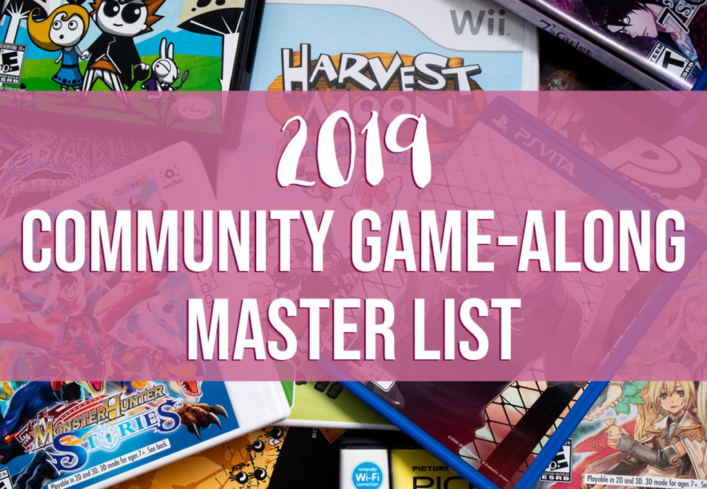 2019 Community Game-Along Master List