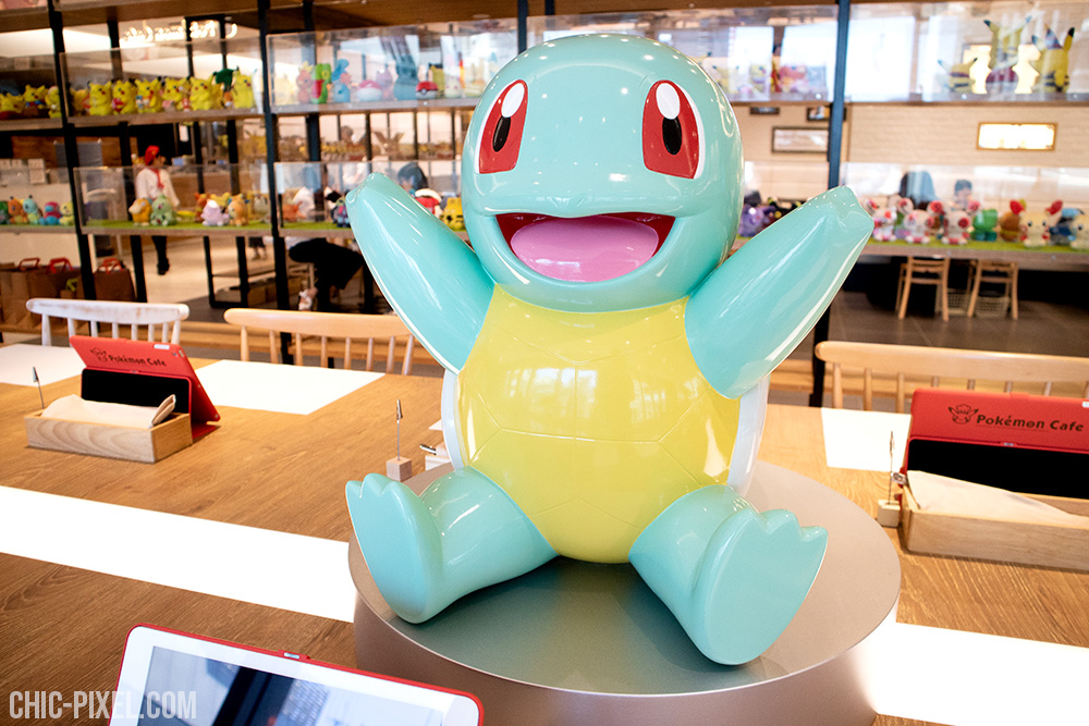 Pokemon Cafe Tokyo interior squirtle