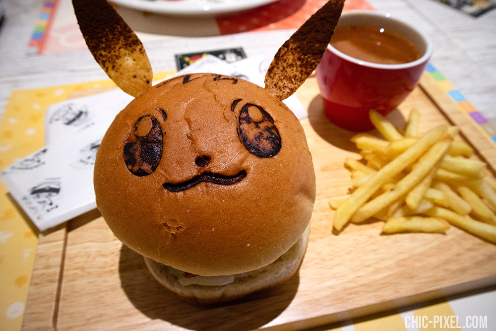 Pokemon Cafe Tokyo Eevee burger