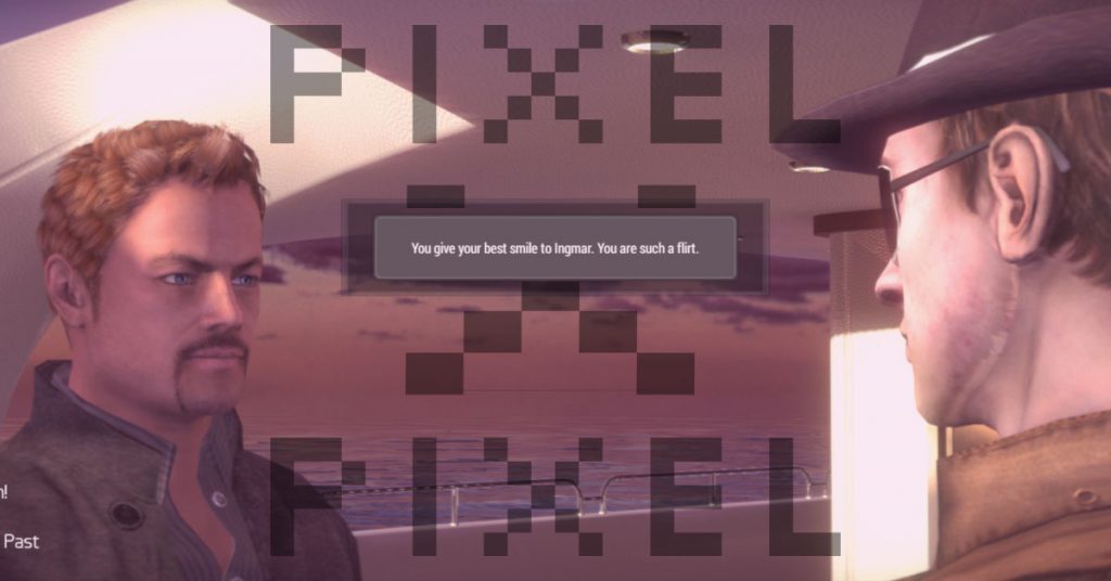 Velvet Sundown PC game screenshot with Pixel x Pixel podcast overlay